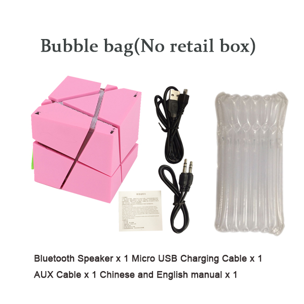Pink bubble bag